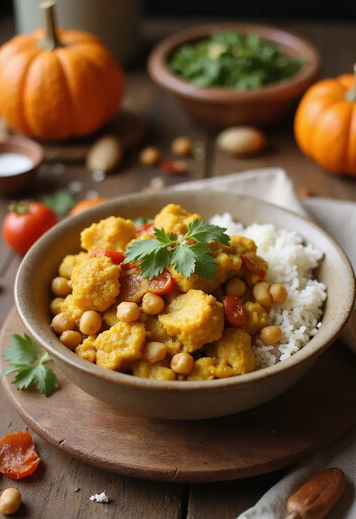 25 Cozy Dairy Free Crockpot Recipes Perfect for Fall - 10. Cauliflower and Chickpea Curry