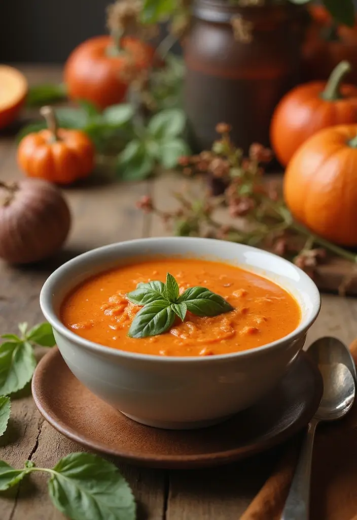 25 Cozy Dairy Free Crockpot Recipes Perfect for Fall - 11. Creamy Tomato Basil Soup