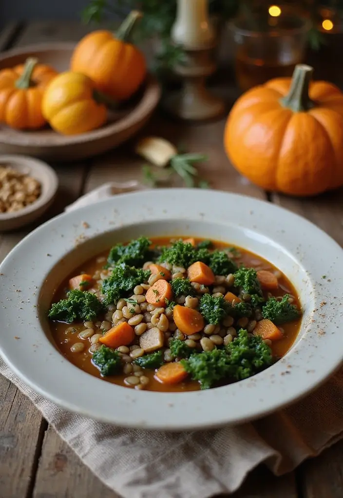 25 Cozy Dairy Free Crockpot Recipes Perfect for Fall - 20. Lentil and Kale Stew