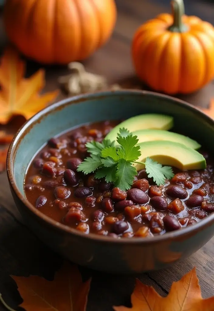 25 Cozy Dairy Free Crockpot Recipes Perfect for Fall - 3. Spicy Black Bean Chili