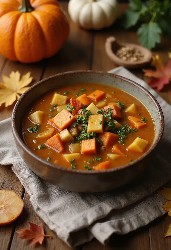 25 Cozy Dairy Free Crockpot Recipes Perfect for Fall - 6. Autumn Vegetable Soup