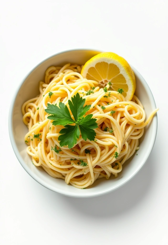 25 Creamy Dairy Free Pasta Recipes That Hit the Spot - 10. Lemon Garlic Pasta
