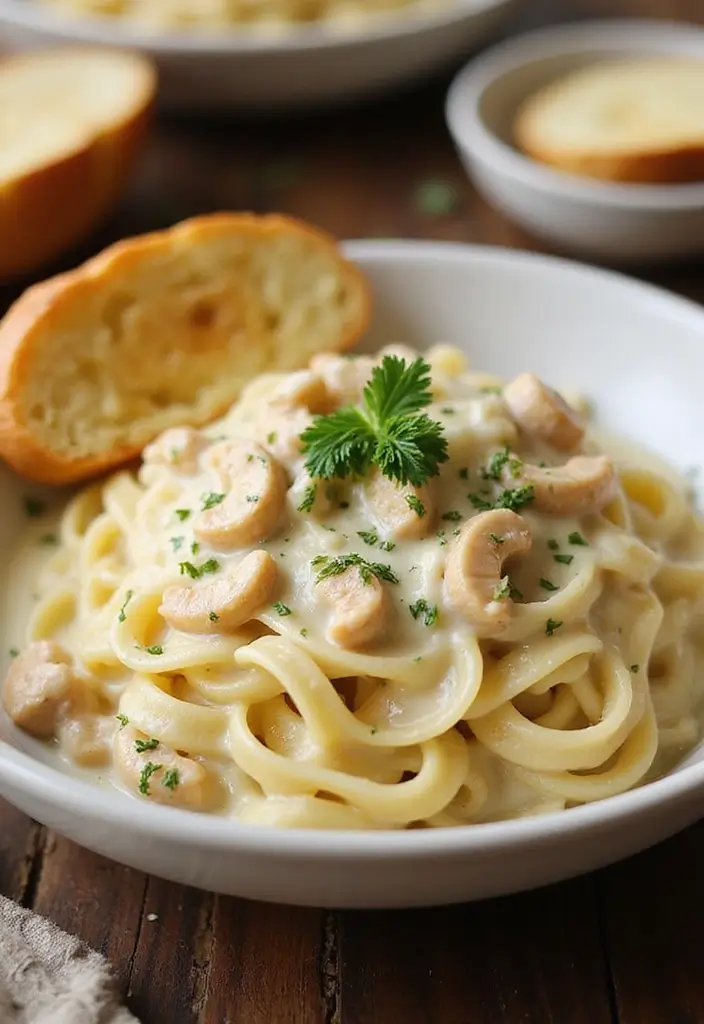 25 Creamy Dairy Free Pasta Recipes That Hit the Spot - 2. Cashew Alfredo
