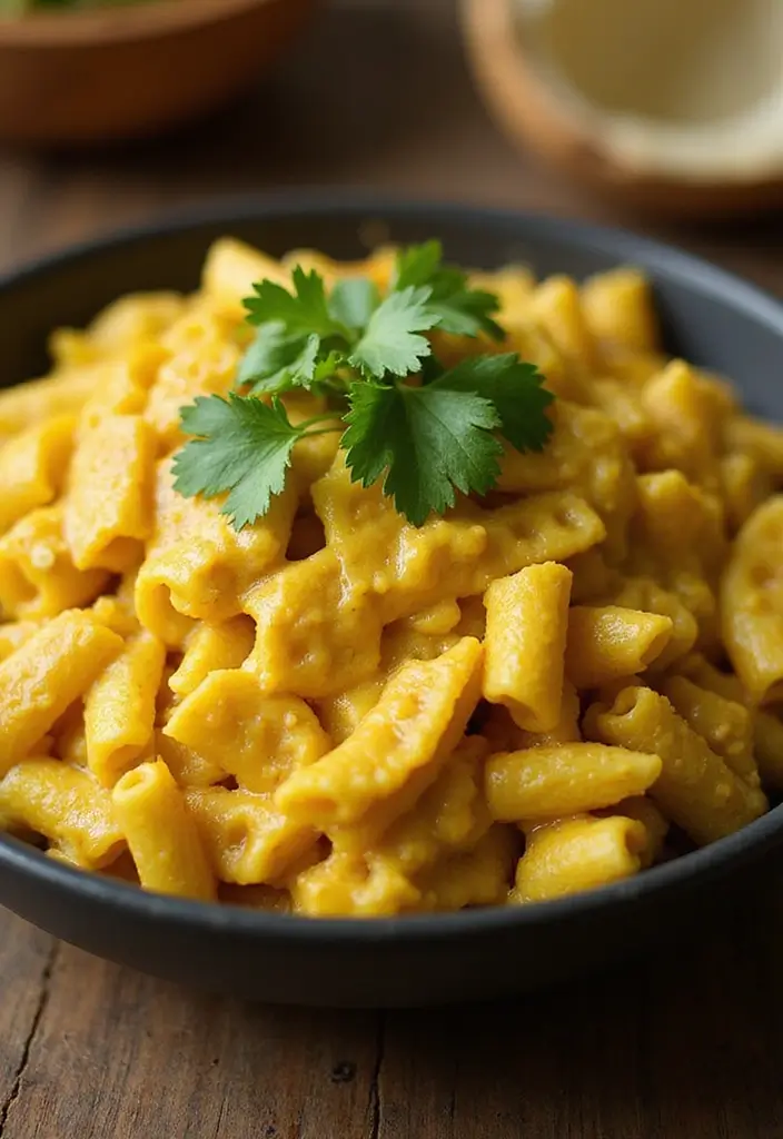 25 Creamy Dairy Free Pasta Recipes That Hit the Spot - 20. Curried Coconut Pasta