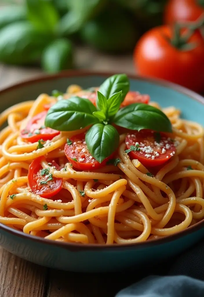 25 Creamy Dairy Free Pasta Recipes That Hit the Spot - 21. Creamy Tomato Basil Pasta