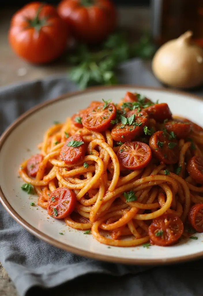 25 Creamy Dairy Free Pasta Recipes That Hit the Spot - 9. Sun-Dried Tomato Pasta