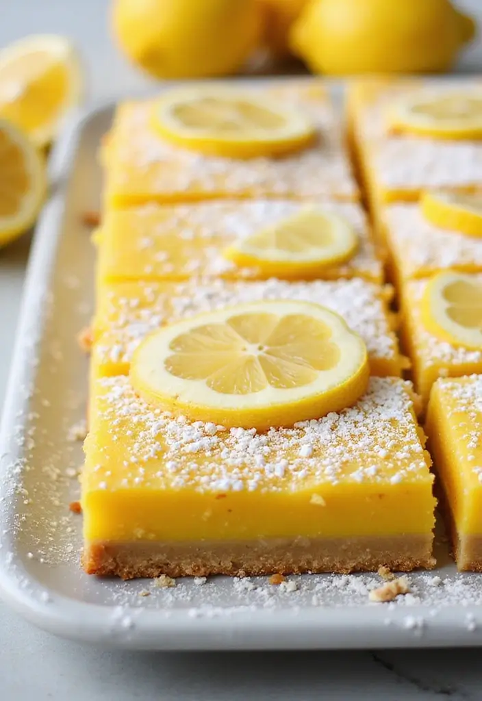 25 Creamy & Delicious Dairy Free Dessert Recipes You’ll Crave - 12. Vegan Lemon Bars