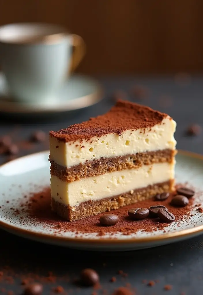 25 Creamy & Delicious Dairy Free Dessert Recipes You’ll Crave - 18. Vegan Tiramisu