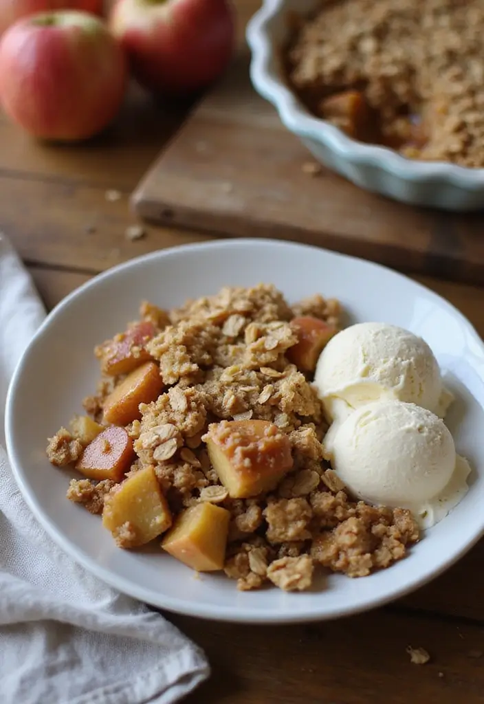 25 Creamy & Delicious Dairy Free Dessert Recipes You’ll Crave - 20. Vegan Apple Crisp