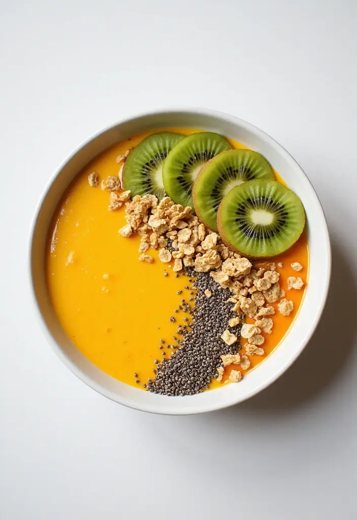 25 Dairy Free Breakfast Recipes to Kickstart Your Morning - 1. Tropical Paradise Smoothie Bowl