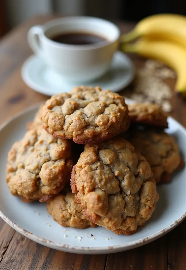25 Dairy Free Breakfast Recipes to Kickstart Your Morning - 12. Banana Oatmeal Cookies