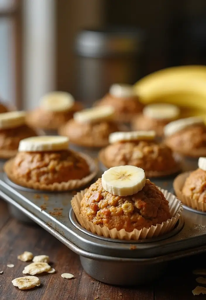 25 Dairy Free Breakfast Recipes to Kickstart Your Morning - 20. Baked Banana Oatmeal Cups