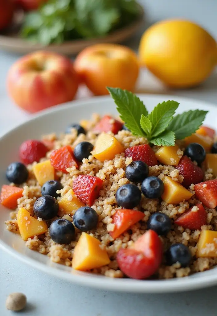 25 Dairy Free Breakfast Recipes to Kickstart Your Morning - 24. Quinoa Fruit Salad