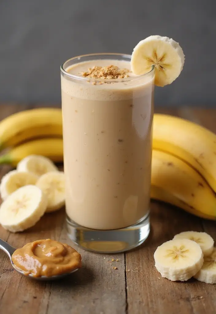 25 Dairy Free Breakfast Recipes to Kickstart Your Morning - 5. Peanut Butter Banana Smoothie