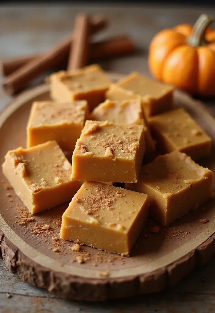 25 Dairy Free Fudge Recipes That Melt in Your Mouth - 11. Spiced Pumpkin Fudge