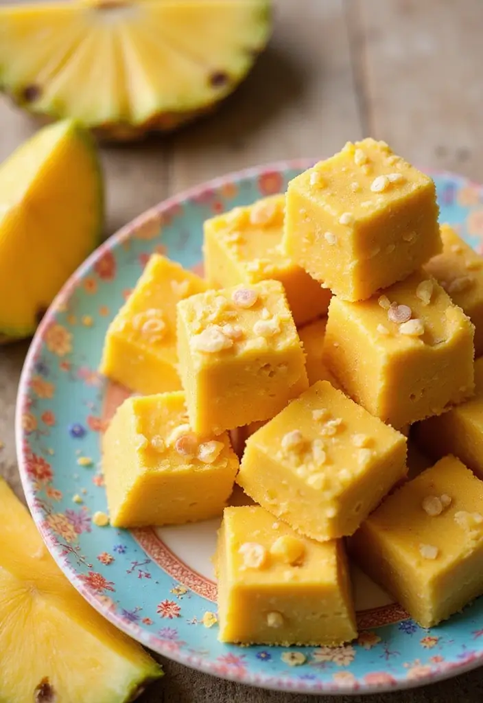 25 Dairy Free Fudge Recipes That Melt in Your Mouth - 13. Tropical Fruit Fudge