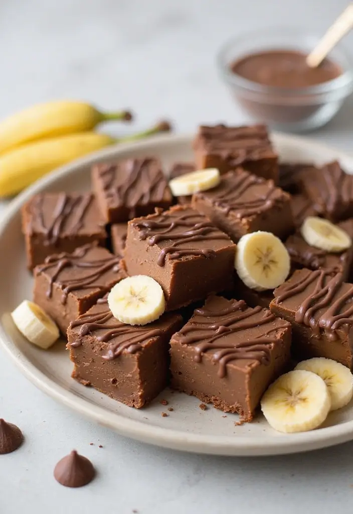 25 Dairy Free Fudge Recipes That Melt in Your Mouth - 21. Choco-Banana Fudge