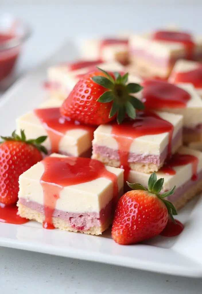 25 Dairy Free Fudge Recipes That Melt in Your Mouth - 25. Strawberry Cheesecake Fudge