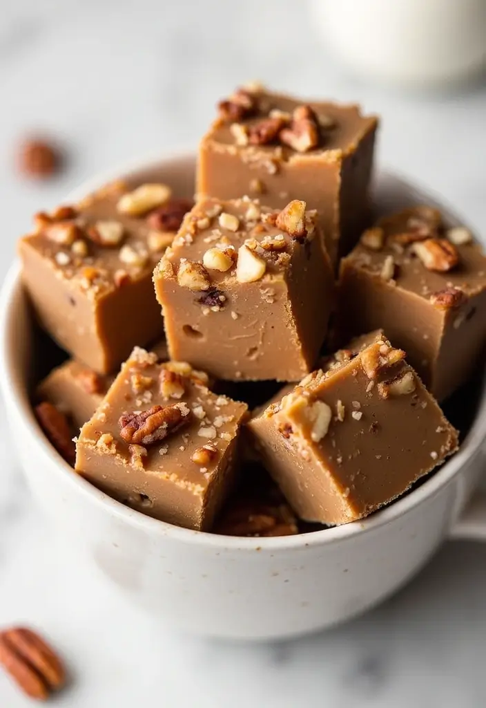 25 Dairy Free Fudge Recipes That Melt in Your Mouth - 6. Maple Pecan Fudge