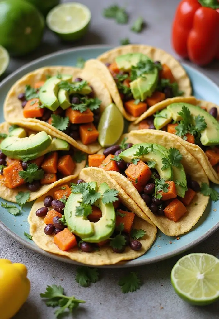 25 Easy Gluten and Dairy Free Recipes for Busy Weeknights - 2. Sweet Potato and Black Bean Tacos