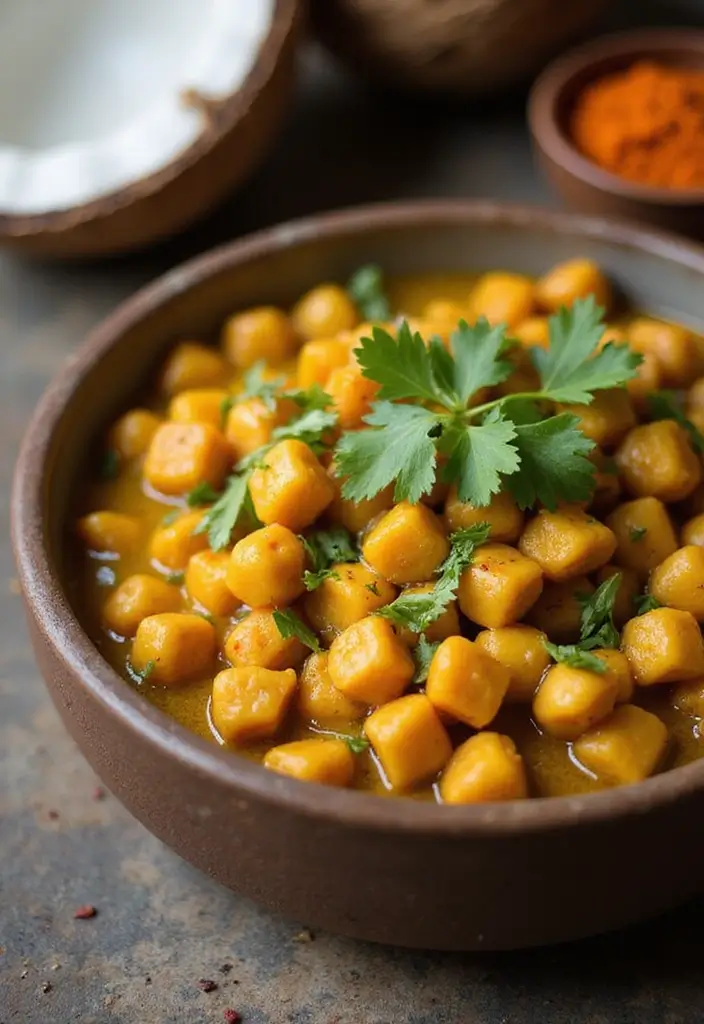 25 Easy Gluten and Dairy Free Recipes for Busy Weeknights - 4. Coconut Curry Chickpeas