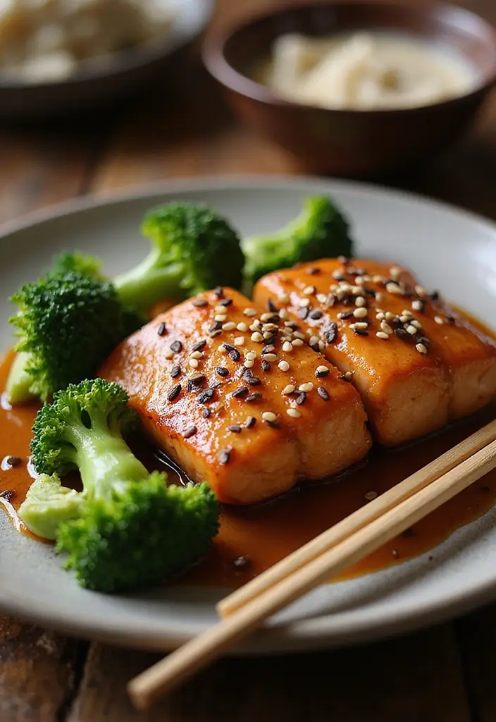25 Easy Gluten and Dairy Free Recipes for Busy Weeknights - 7. Teriyaki Salmon and Broccoli