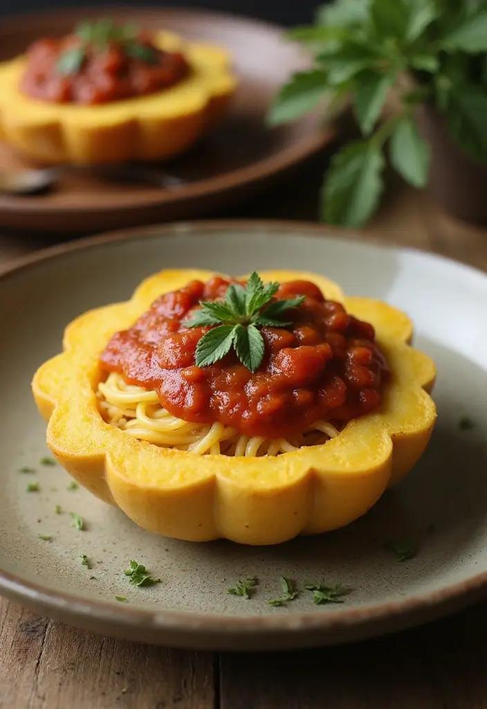 25 Easy Gluten and Dairy Free Recipes for Busy Weeknights - 8. Spaghetti Squash with Marinara Sauce