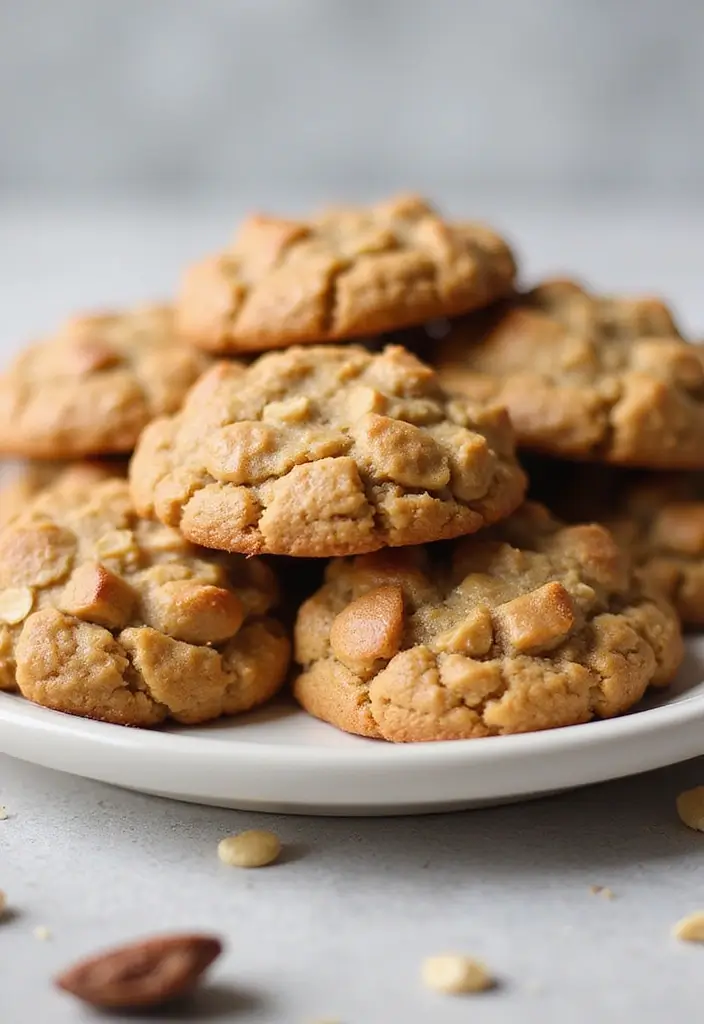 25 Family-Favorite Dairy and Egg Free Recipes Everyone Can Enjoy - 13. Peanut Butter Oatmeal Cookies