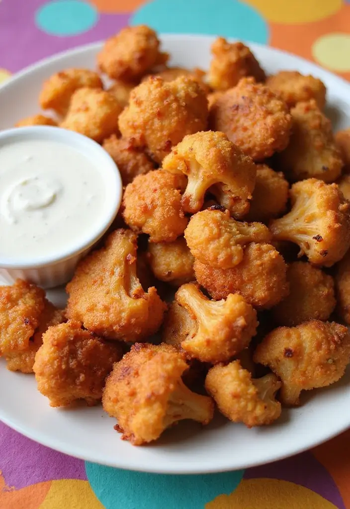 25 Family-Favorite Dairy and Egg Free Recipes Everyone Can Enjoy - 8. Crispy Baked Cauliflower Wings