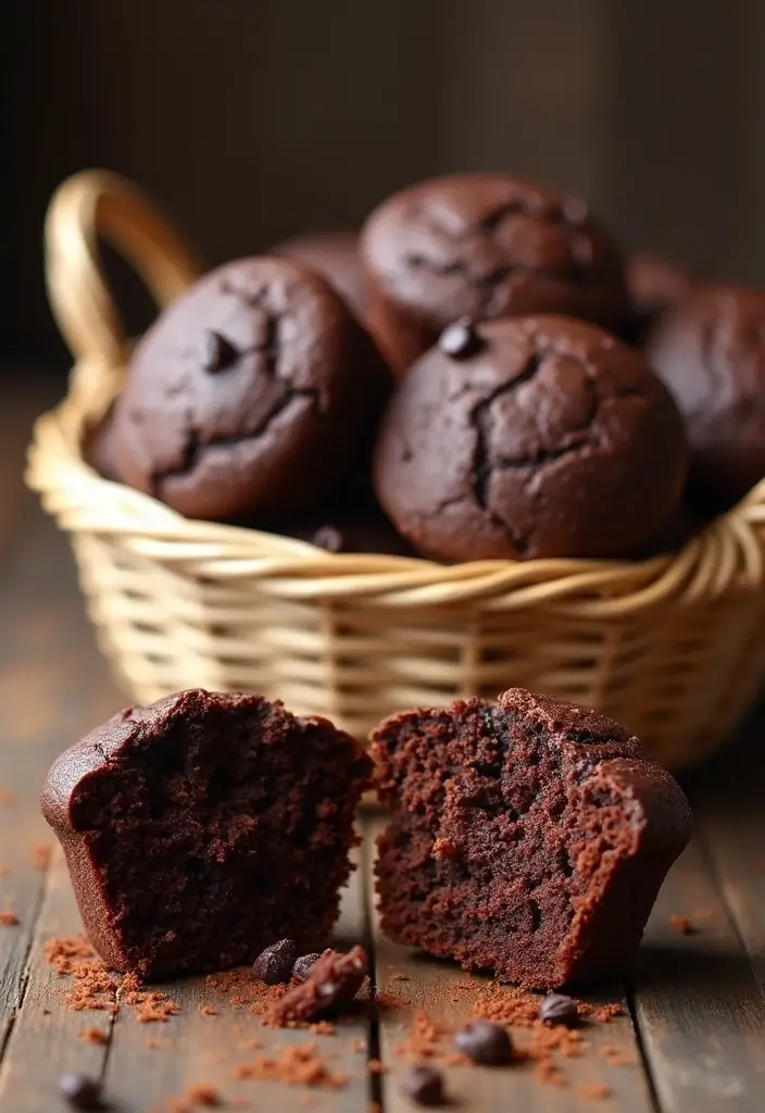 25 Gluten Free Dairy Free Brunch Recipes That Impress Guests - 14. Vegan Chocolate Muffins