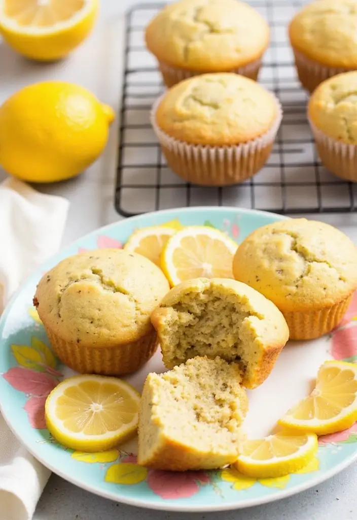 25 Gluten Free Dairy Free Brunch Recipes That Impress Guests - 18. Lemon Poppy Seed Muffins