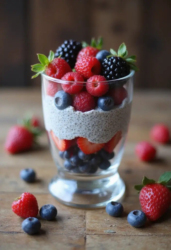 25 Gluten Free Dairy Free Brunch Recipes That Impress Guests - 3. Chia Seed Pudding with Fresh Berries