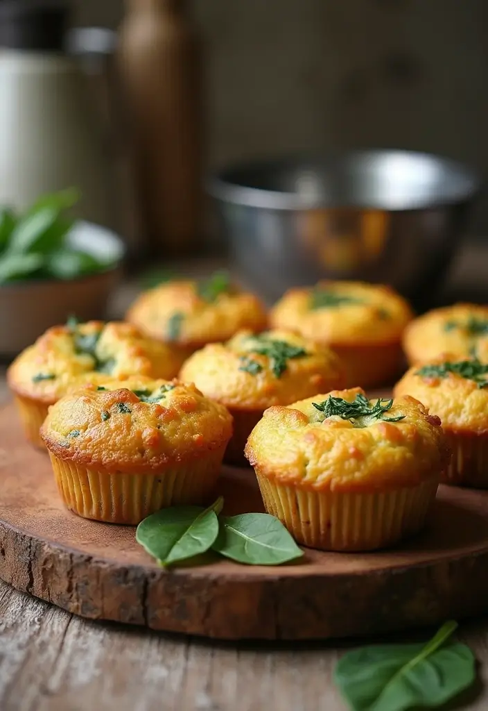 25 Gluten Free Dairy Free Brunch Recipes That Impress Guests - 5. Savory Breakfast Muffins with Spinach and Feta