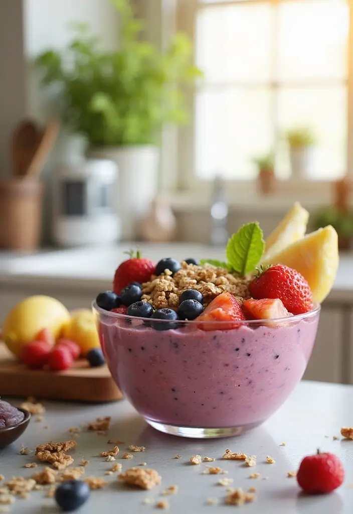 25 Gluten Free Dairy Free Brunch Recipes That Impress Guests - 8. Berry Smoothie Bowl