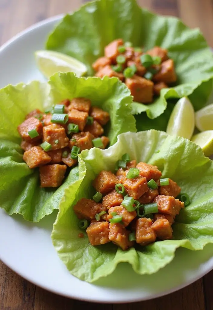 25 Low Carb Dairy Free Recipes That’ll Keep You Satisfied - 4. Spicy Tuna Salad Lettuce Wraps