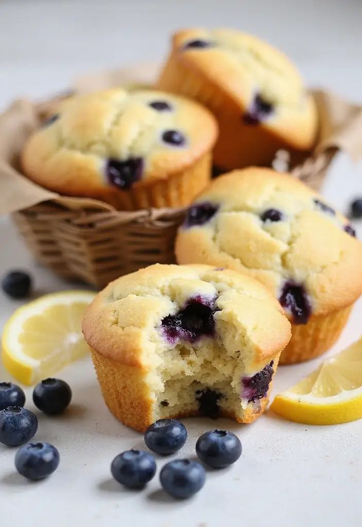 25 Nourishing Grain Free Dairy Free Recipes for Gut Health - 24. Lemon Blueberry Muffins
