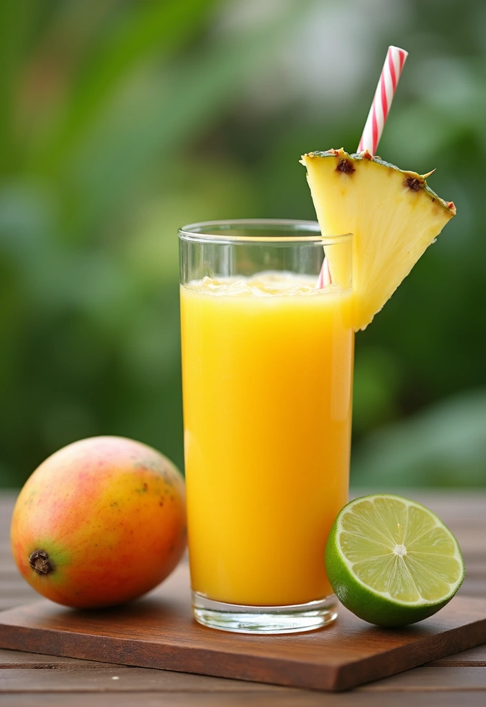 25 Refreshing Dairy Free Smoothie Recipes for Glowing Skin - 3. Tropical Paradise Smoothie