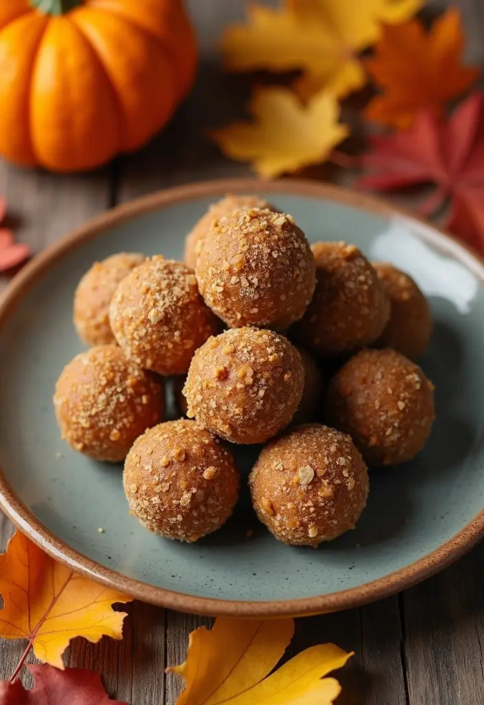 25 Simple Recipes That Are 100% Dairy Free and Delicious - 12. Pumpkin Spice Energy Balls