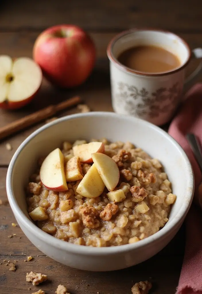 25 Simple Recipes That Are 100% Dairy Free and Delicious - 16. Apple Cinnamon Oatmeal