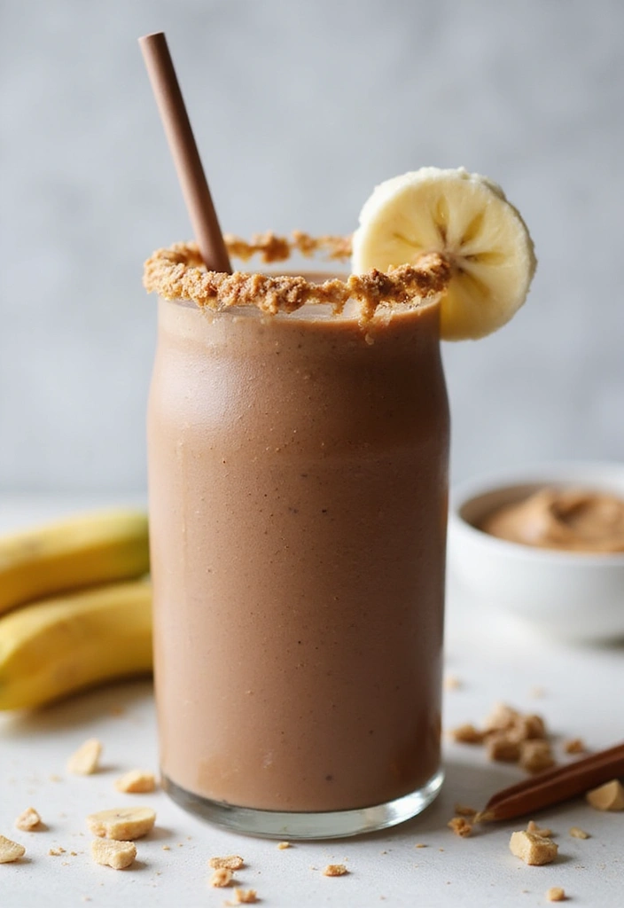 25 Simple Recipes That Are 100% Dairy Free and Delicious - 17. Chocolate Peanut Butter Banana Smoothie