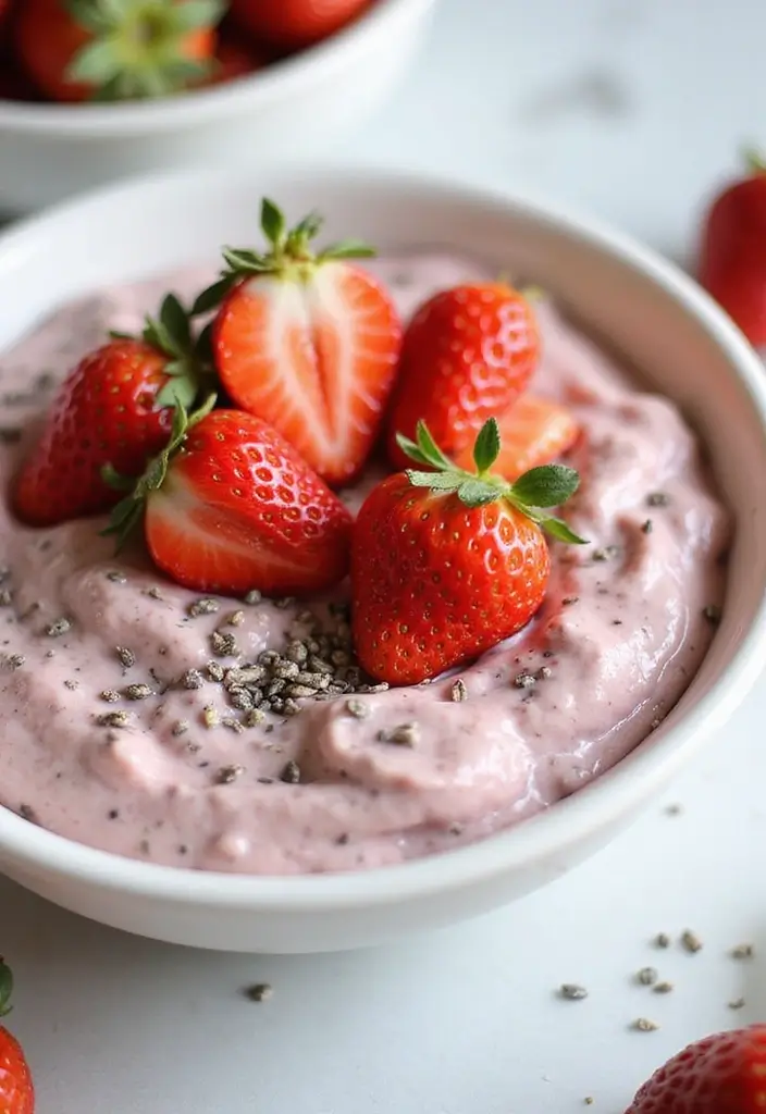 25 Simple Recipes That Are 100% Dairy Free and Delicious - 8. Strawberry Chia Pudding