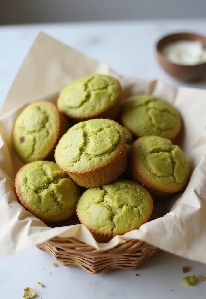 25 Vegan Dairy Free Gluten Free Recipes That Taste Incredible - 14. Vegan Pistachio Muffins