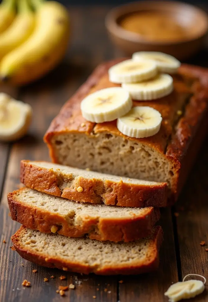 25 Vegan Dairy Free Gluten Free Recipes That Taste Incredible - 18. Peanut Butter Banana Bread