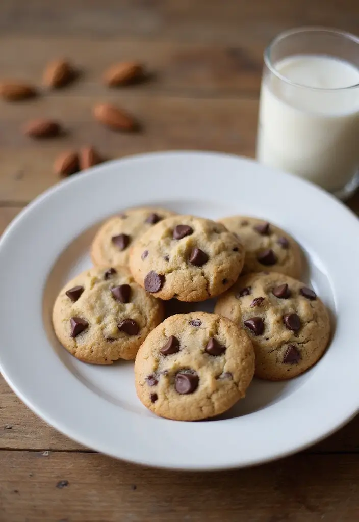 25 Vegan Dairy Free Gluten Free Recipes That Taste Incredible - 3. Almond Flour Chocolate Chip Cookies