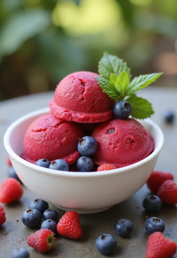 25 Vegan Dairy Free Gluten Free Recipes That Taste Incredible - 5. Berry Coconut Sorbet