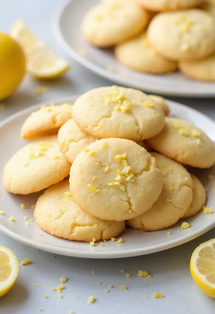 27 Chewy & Gooey Gluten Free Dairy Free Cookie Recipes - 15. Lemon Zest Cookies