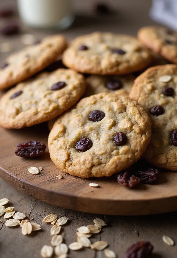27 Chewy & Gooey Gluten Free Dairy Free Cookie Recipes - 2. Oatmeal Raisin Delights