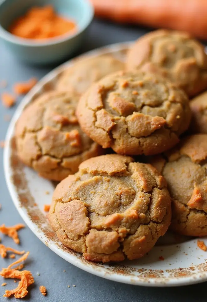 27 Chewy & Gooey Gluten Free Dairy Free Cookie Recipes - 25. Carrot Cake Cookies