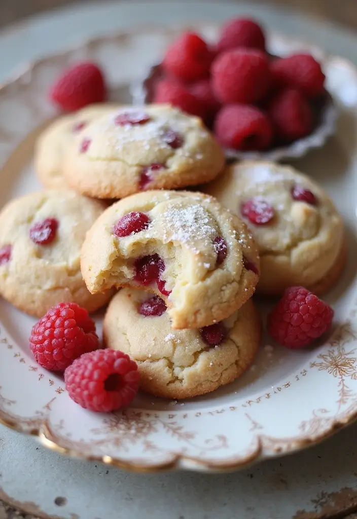 27 Chewy & Gooey Gluten Free Dairy Free Cookie Recipes - 6. Raspberry Almond Cookies