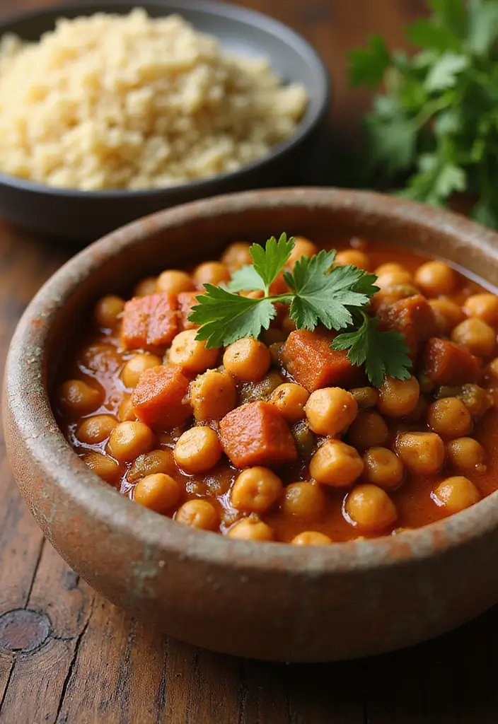 27 Cozy Dairy Free Crockpot Recipes for Effortless Dinners - 12. Moroccan Chickpea Stew